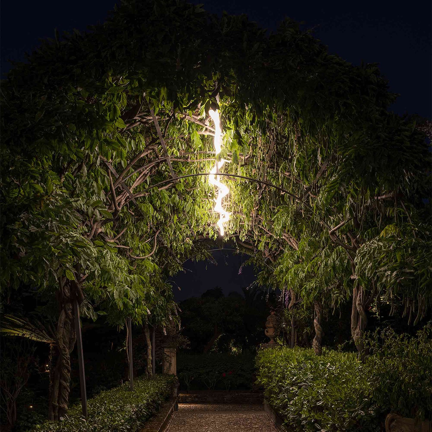 La Linea Outdoor LED Ceiling / Wall Light Outside Area.