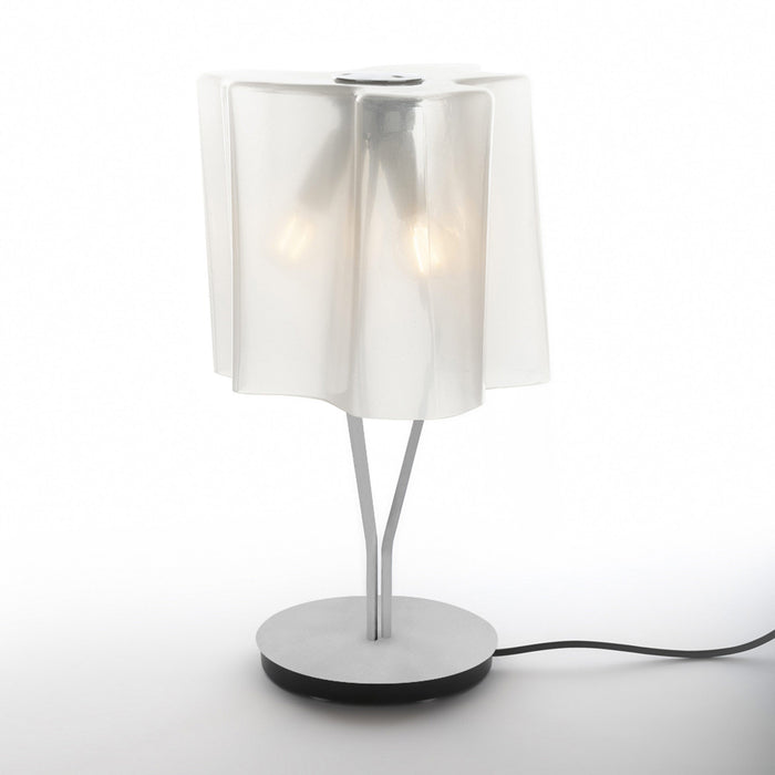 Logico Table Lamp in Grey/White.