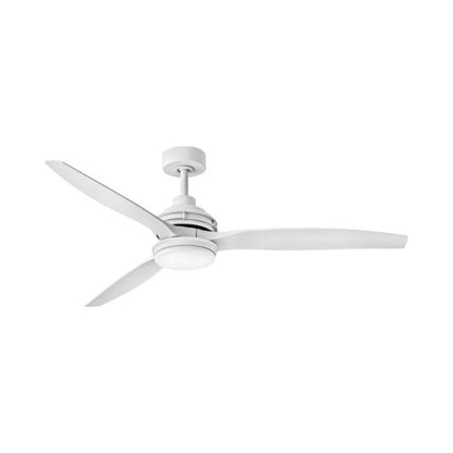 Artiste LED Ceiling Fan in Matte White (60-Inch).