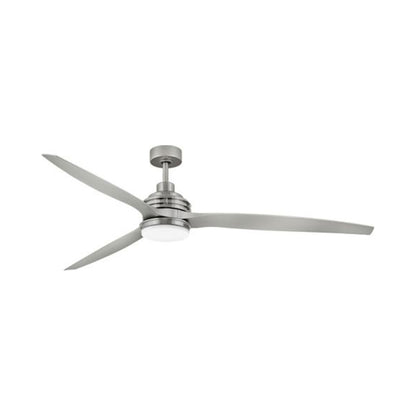 Artiste LED Ceiling Fan in Brushed Nickel (72-Inch).