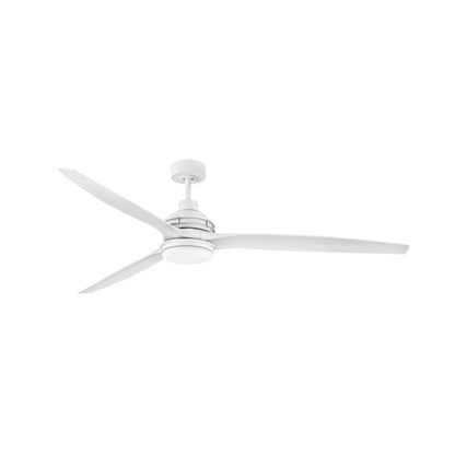 Artiste LED Ceiling Fan in Matte White (72-Inch).