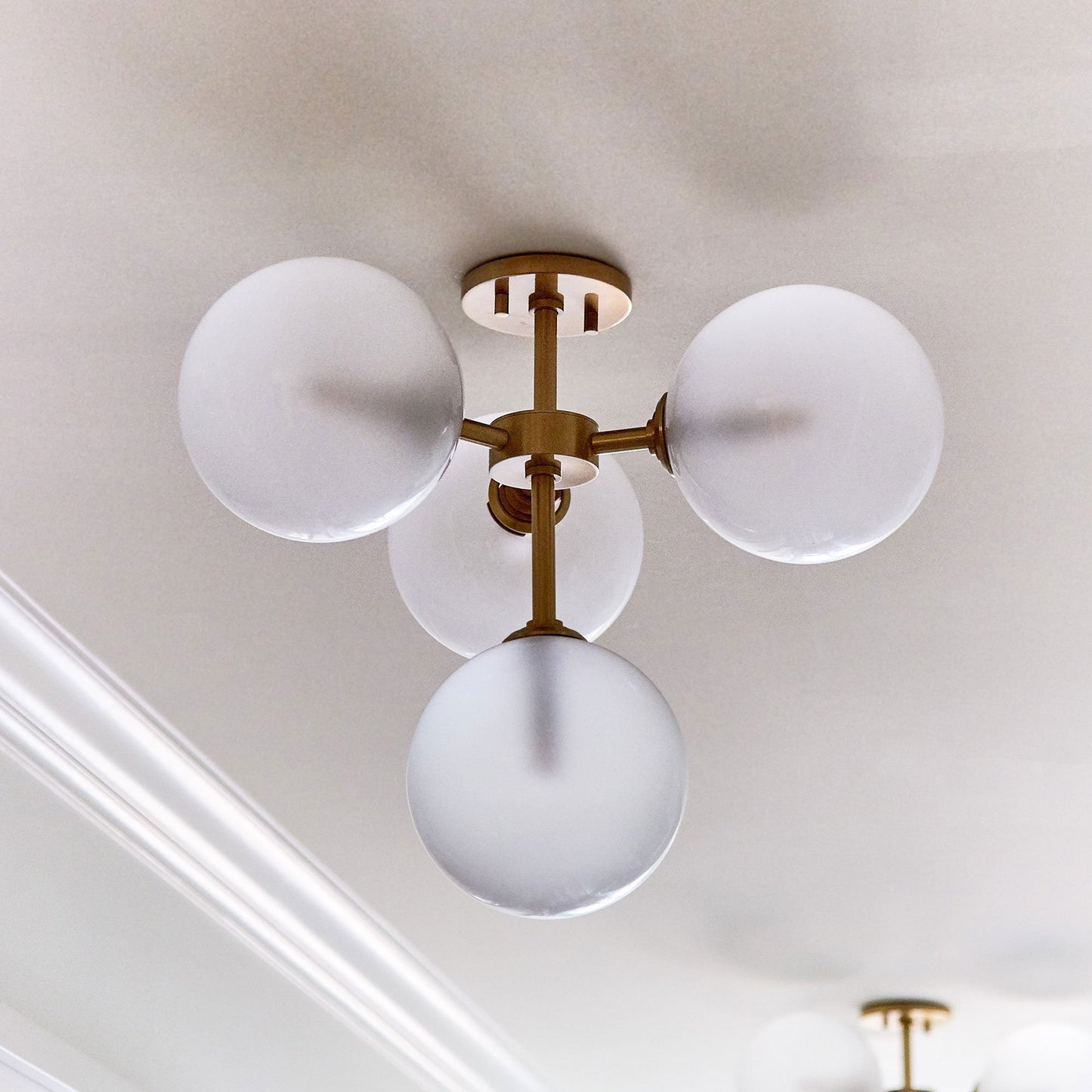 Ashleigh 4-Light LED Semi-Flush Mount Ceiling Light in Detail.