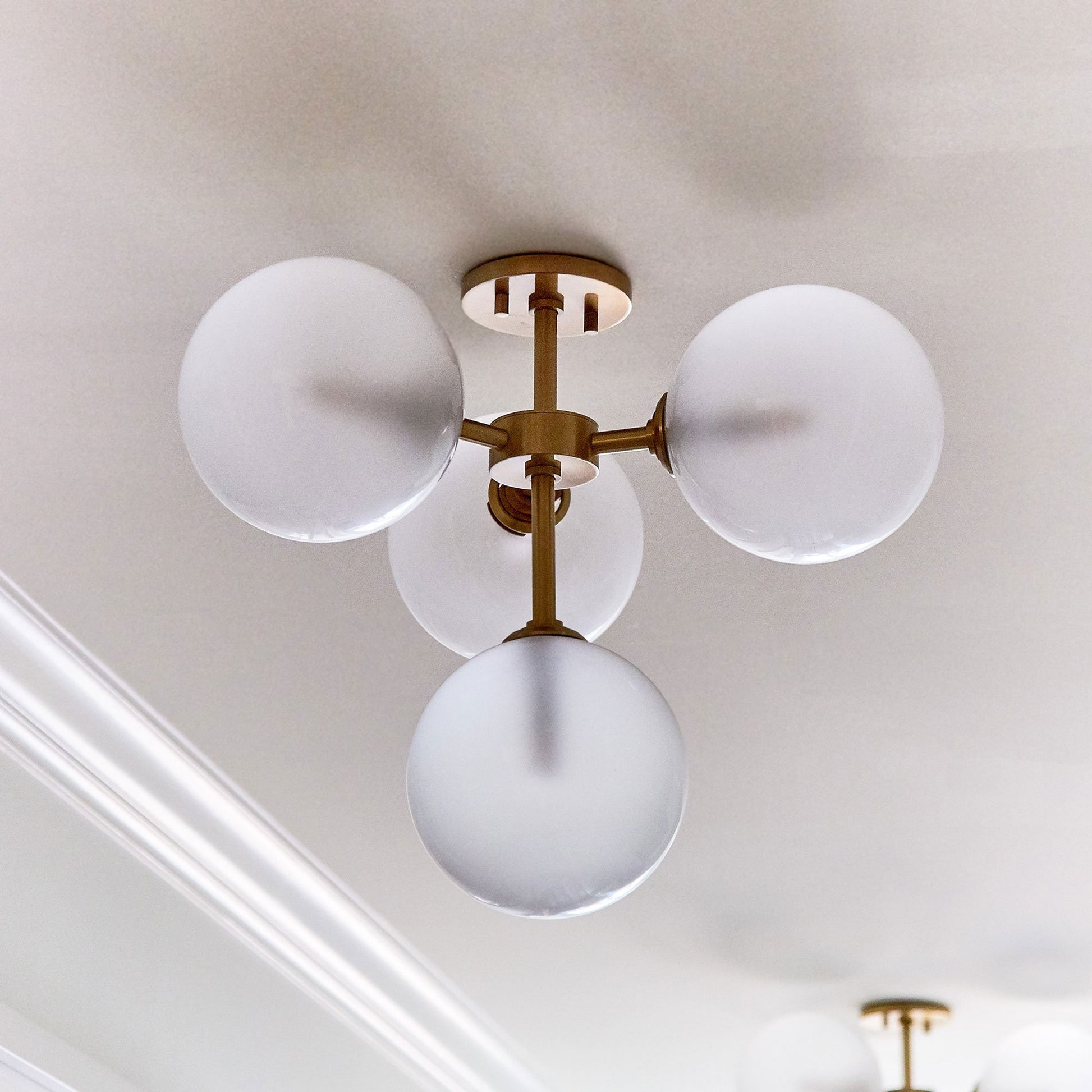 Ashleigh 4-Light LED Semi-Flush Mount Ceiling Light in Detail.