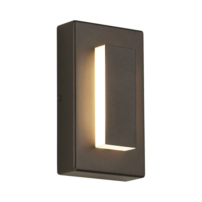 Aspen Outdoor LED Wall Light in Bronze (Small).