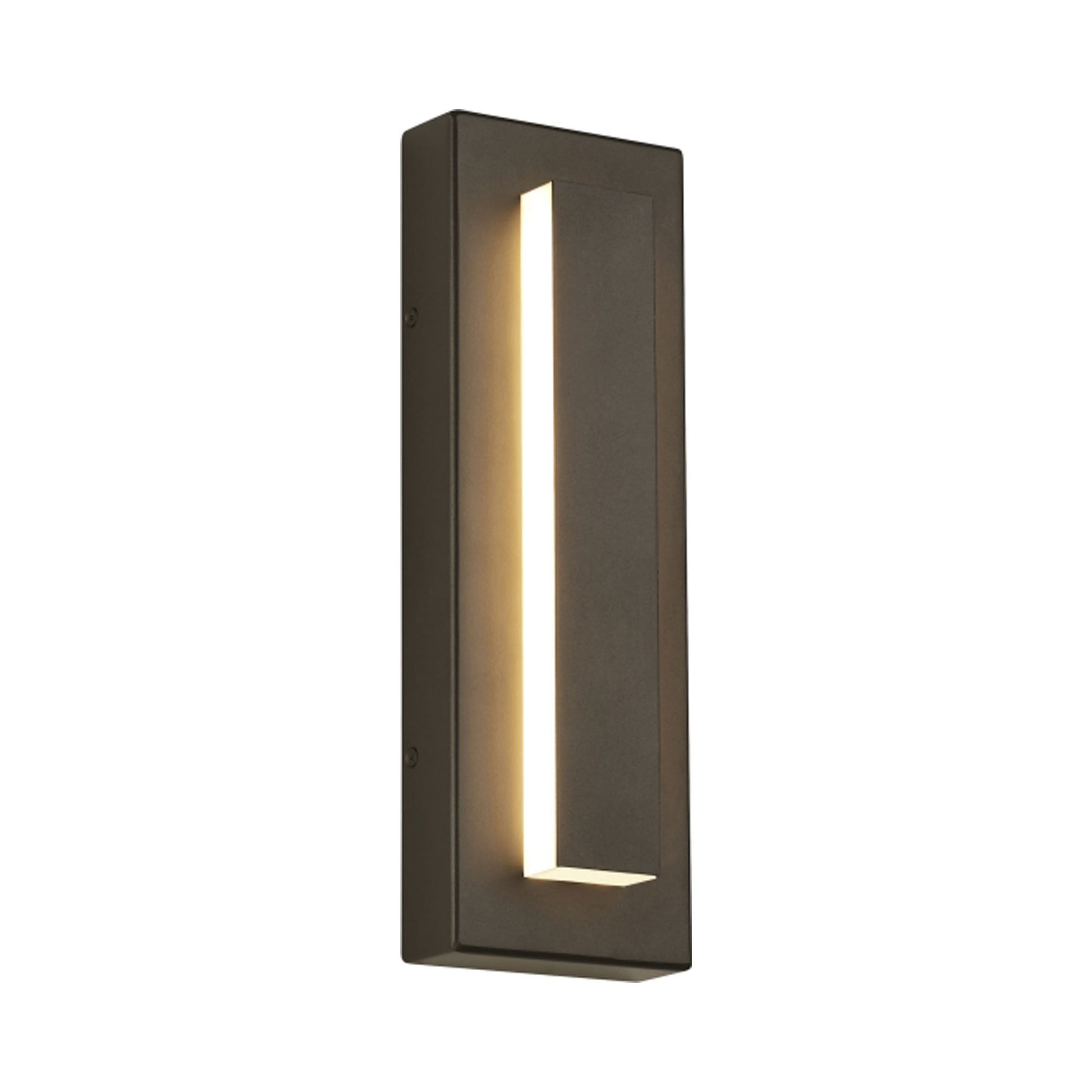 Aspen Outdoor LED Wall Light in Bronze (Medium).