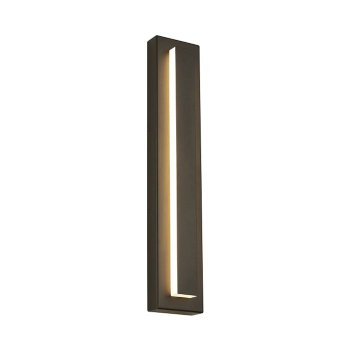 Aspen Outdoor LED Wall Light in Bronze (Large).