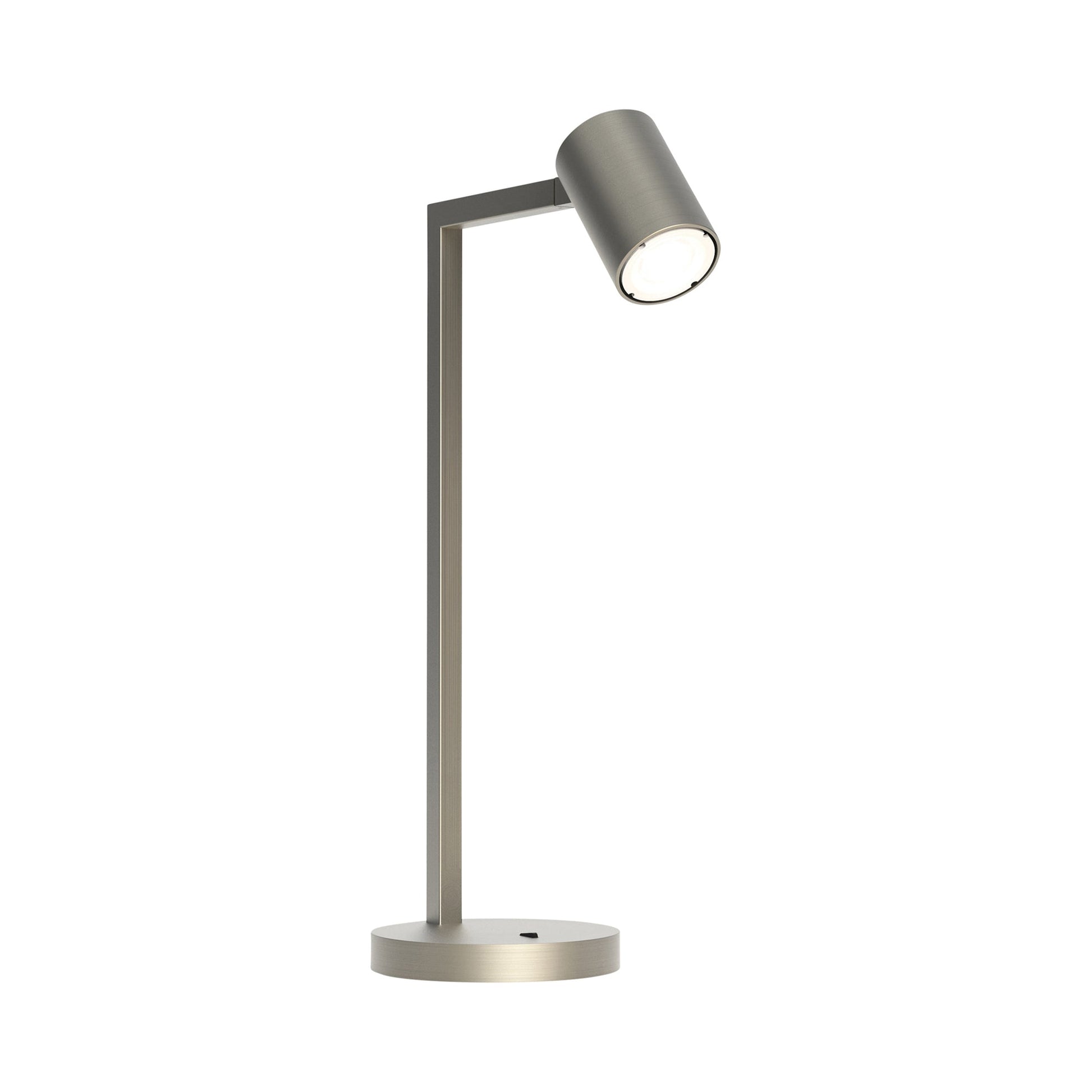 Ascoli Desk Lamp in Matt Nickel.