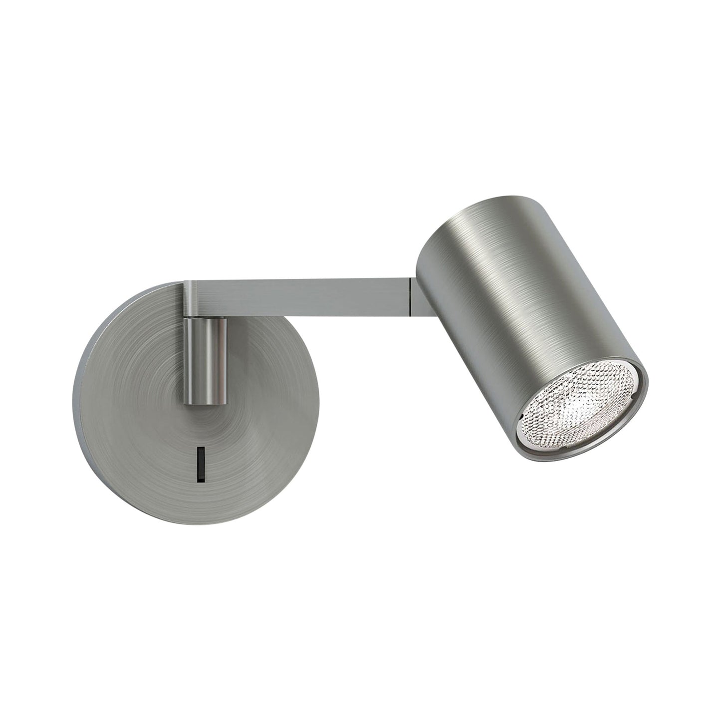Ascoli Swing LED Wall Light in Matt Nickel.
