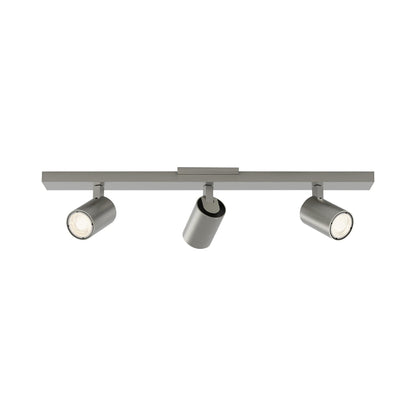 Ascoli Track Light in Matt Nickel (3-Light).