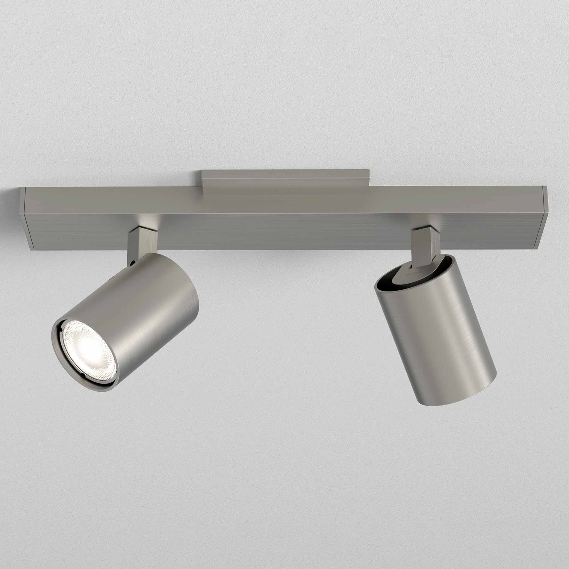 Ascoli Twin Semi Flush Ceiling Light in Detail.