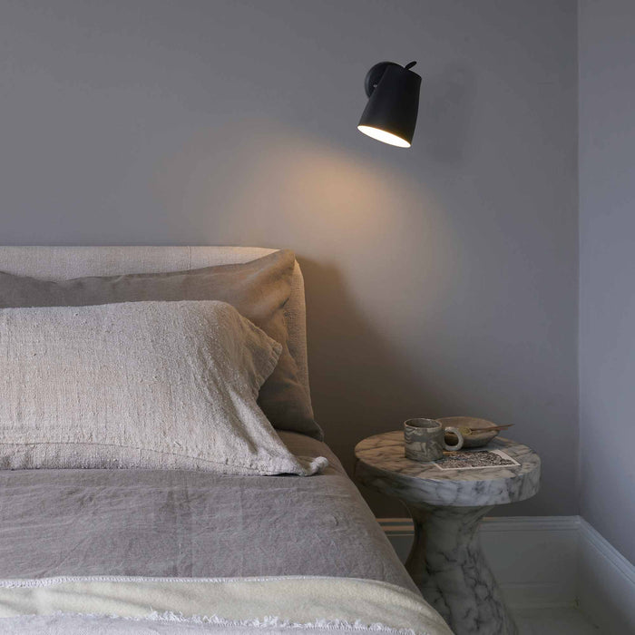 Atelier Wall Light in bedroom.