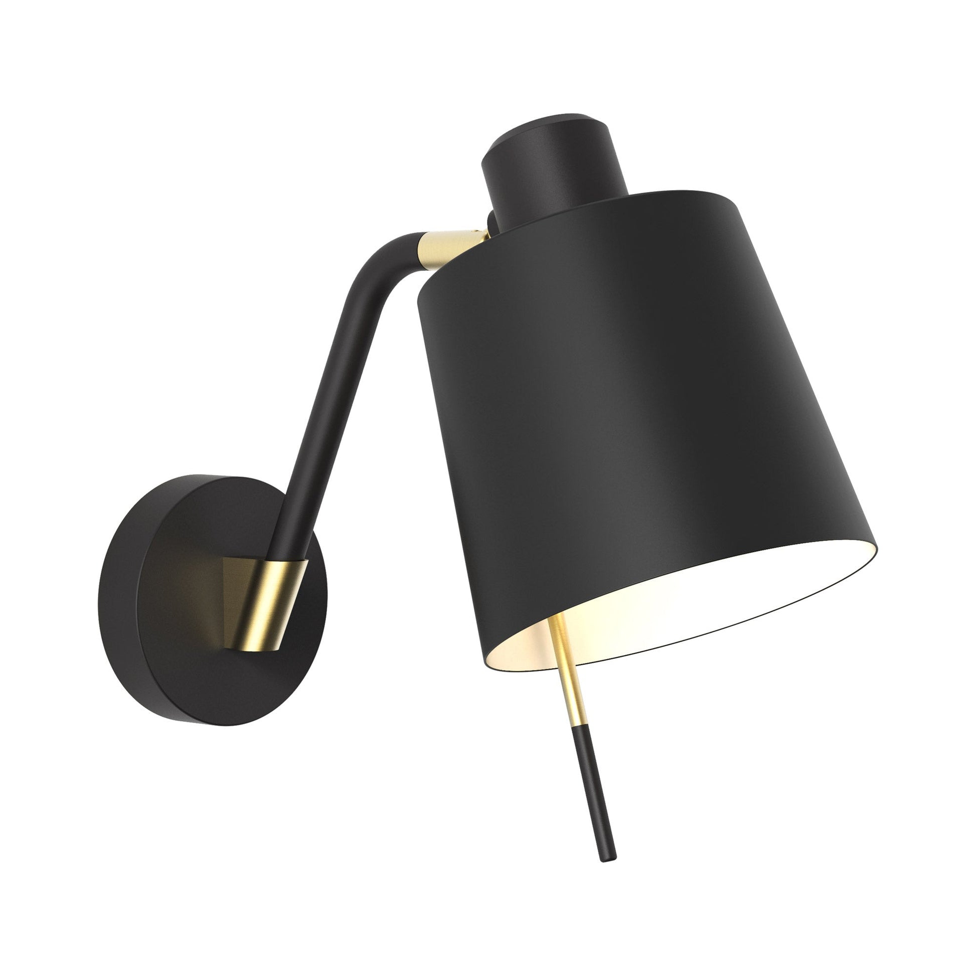 Edward LED Wall Light in Matt Black (No Switch).