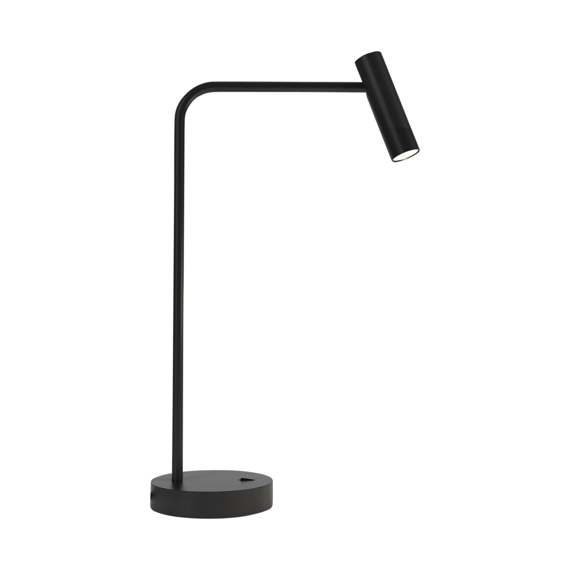 Enna LED Desk Lamp in Matt Black.