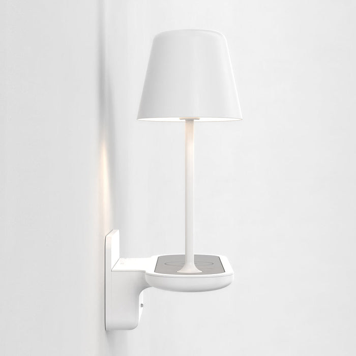 Ito LED Wall Light With Charging Shelf in Detail.