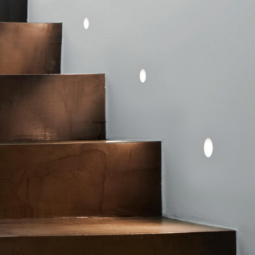 Leros Trimless LED Wall Light in stairs.