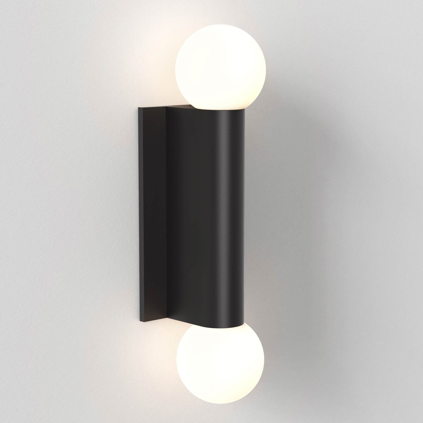 Otona Twin Bath Wall Light in Detail.
