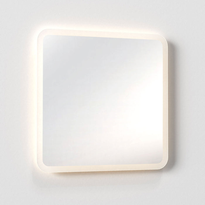 Varenna Square LED Illuminated Mirror in Detail.