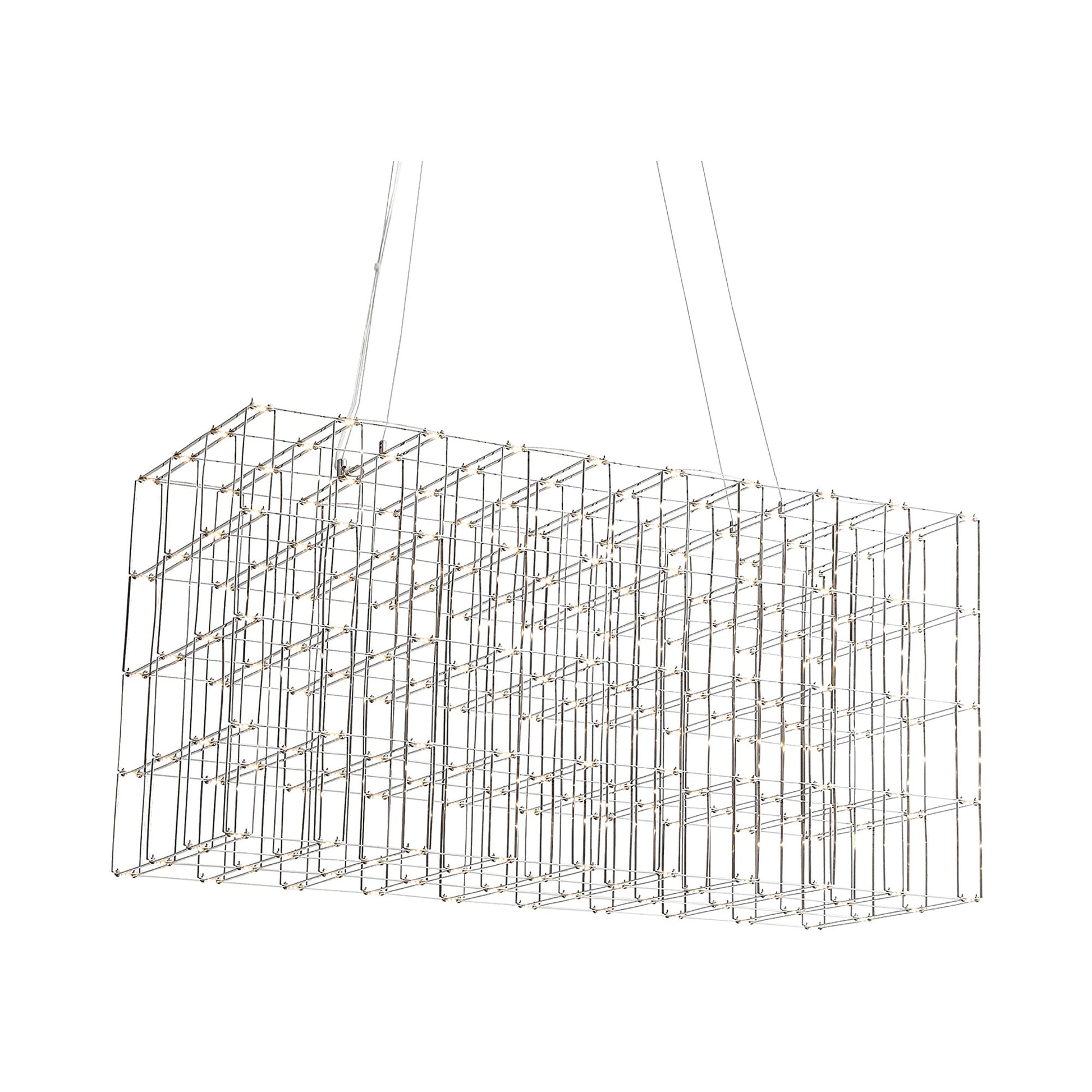 Argyle Chandelier in Chrome (Medium).