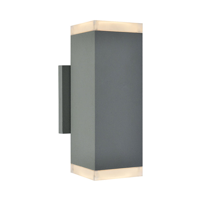 Avenue Outdoor Wall Light in Silver (10-Inch).