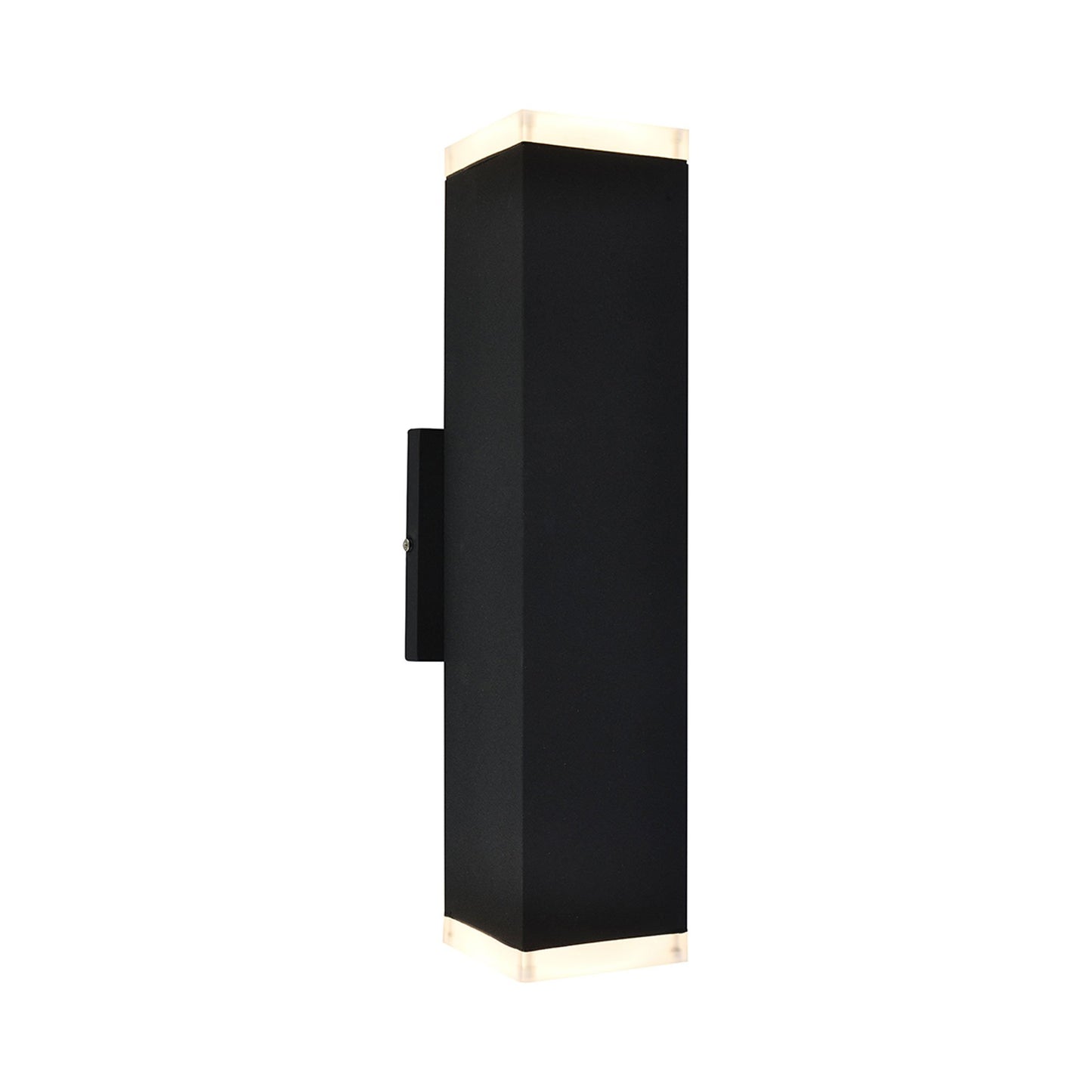 Avenue Outdoor Wall Light in Black (12-Inch).