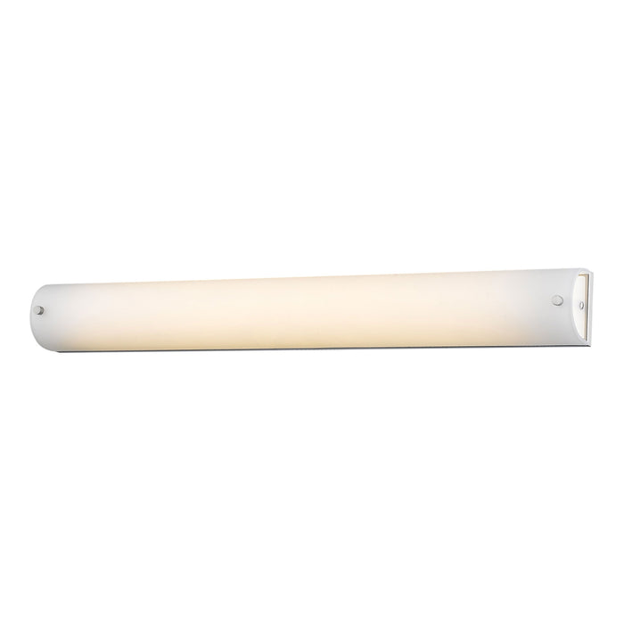 Cermack St Wall Light in Brushed Nickel (36-Inch).