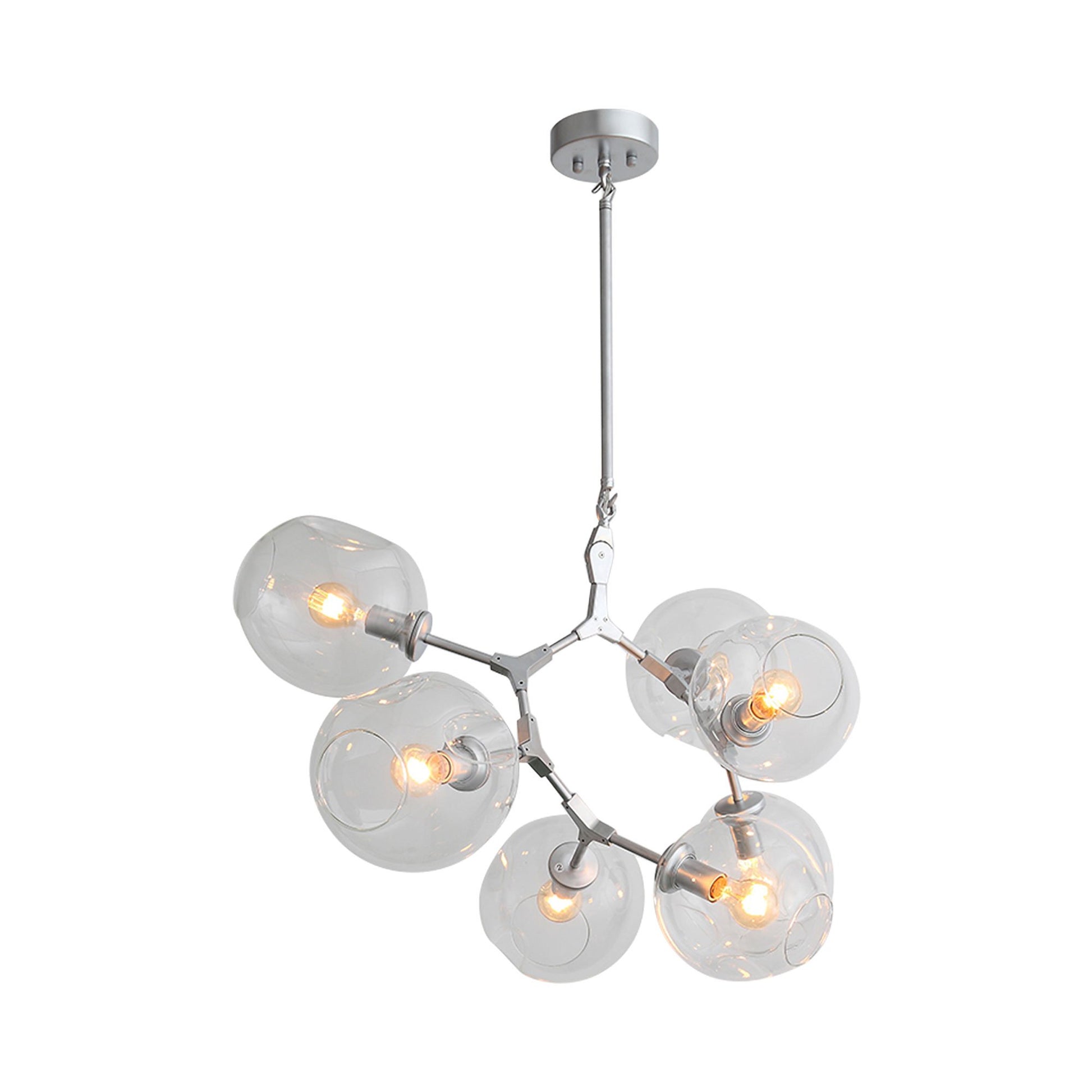 Fairfax Ave. Pendant Light in Chrome.