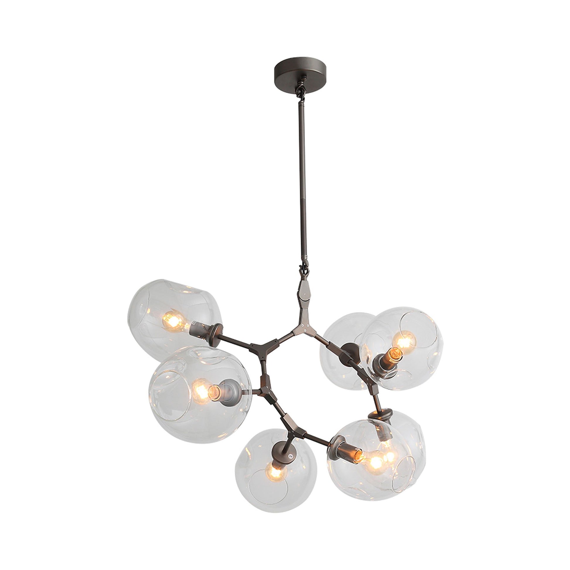 Fairfax Ave. Pendant Light in Dark Bronze.