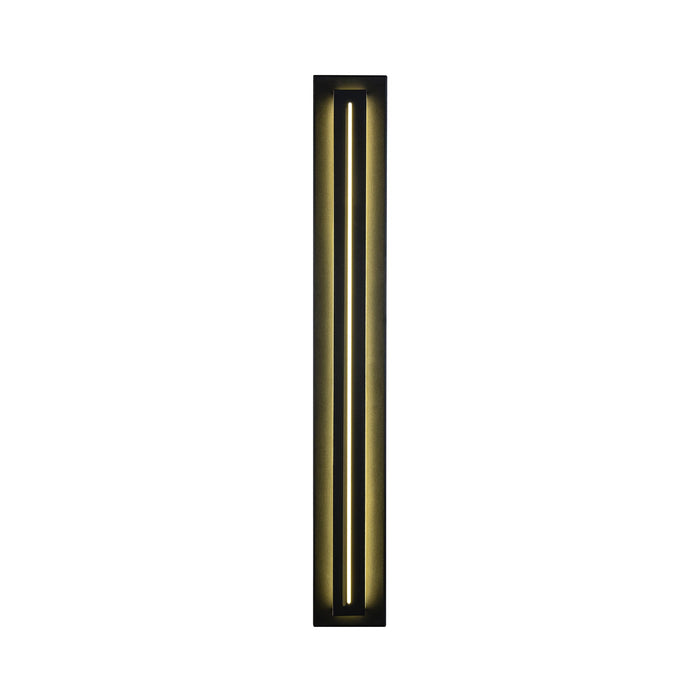 Bel Air LED Outdoor Wall Light in Black (38-Inch).
