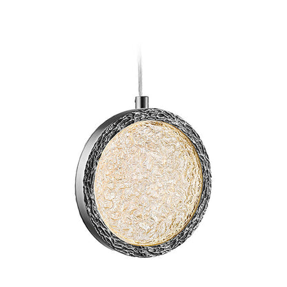 Bottega LED Pendant Light in Polished Nickel (6-Inch).