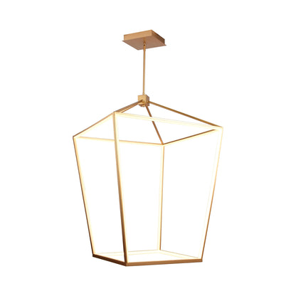 Park Avenue LED Chandelier in Gold (30-Inch/109W).