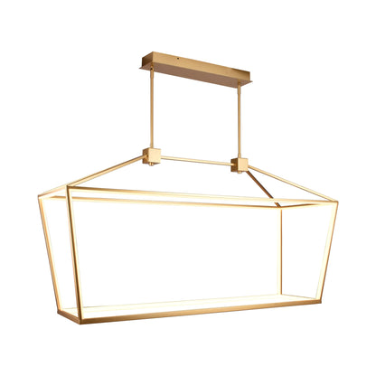 Park Avenue LED Chandelier in Gold (54-Inch/109W).