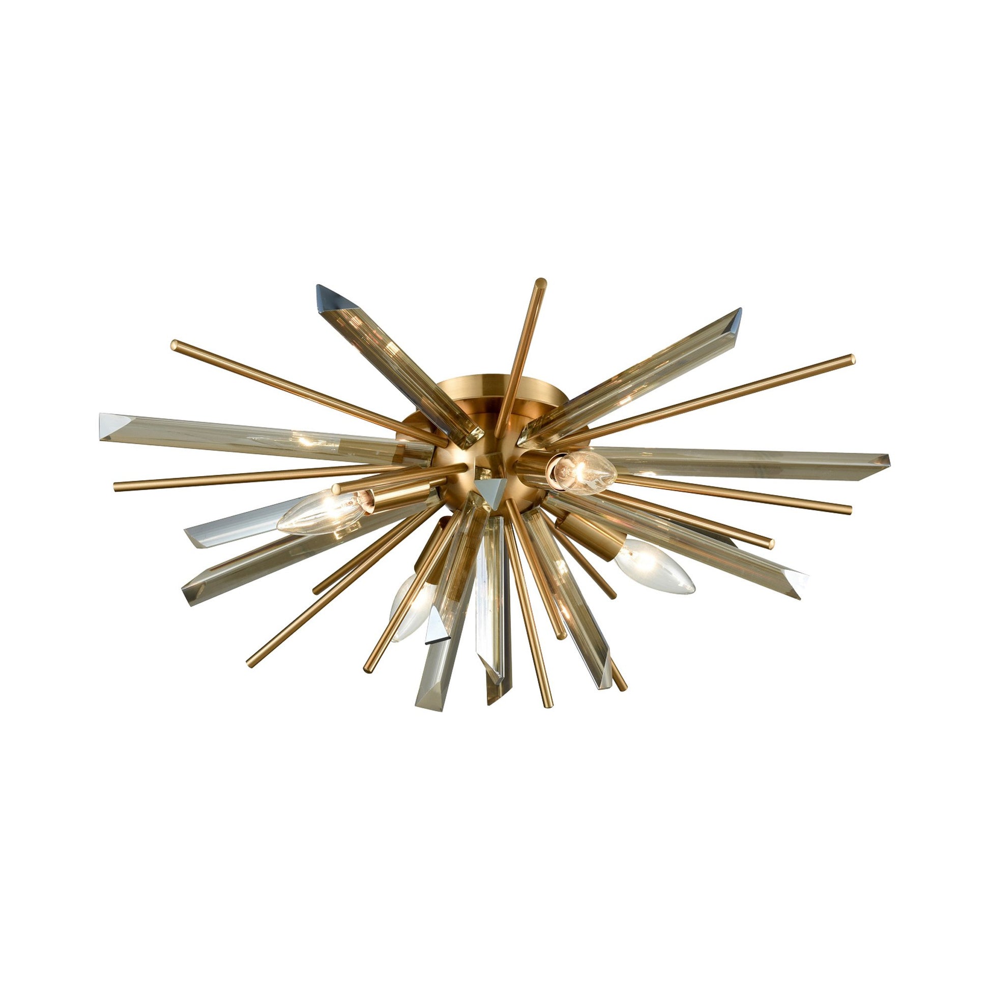 Palisades Avenue Flush Mount Ceiling Light in Detail.