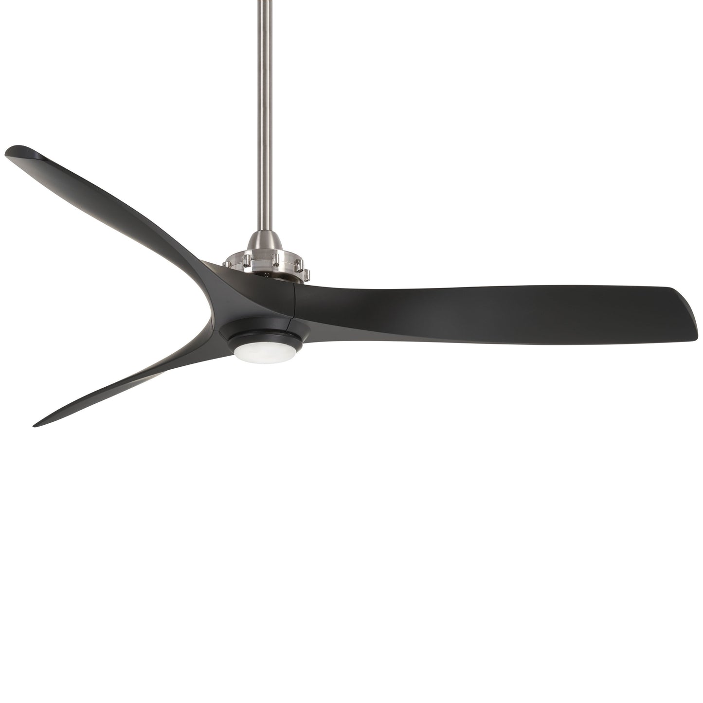 Aviation LED Ceiling Fan in Brushed Nickel / Coal.