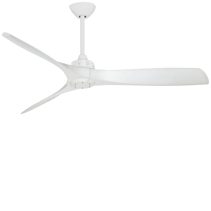 Aviation LED Ceiling Fan in White/No Light.