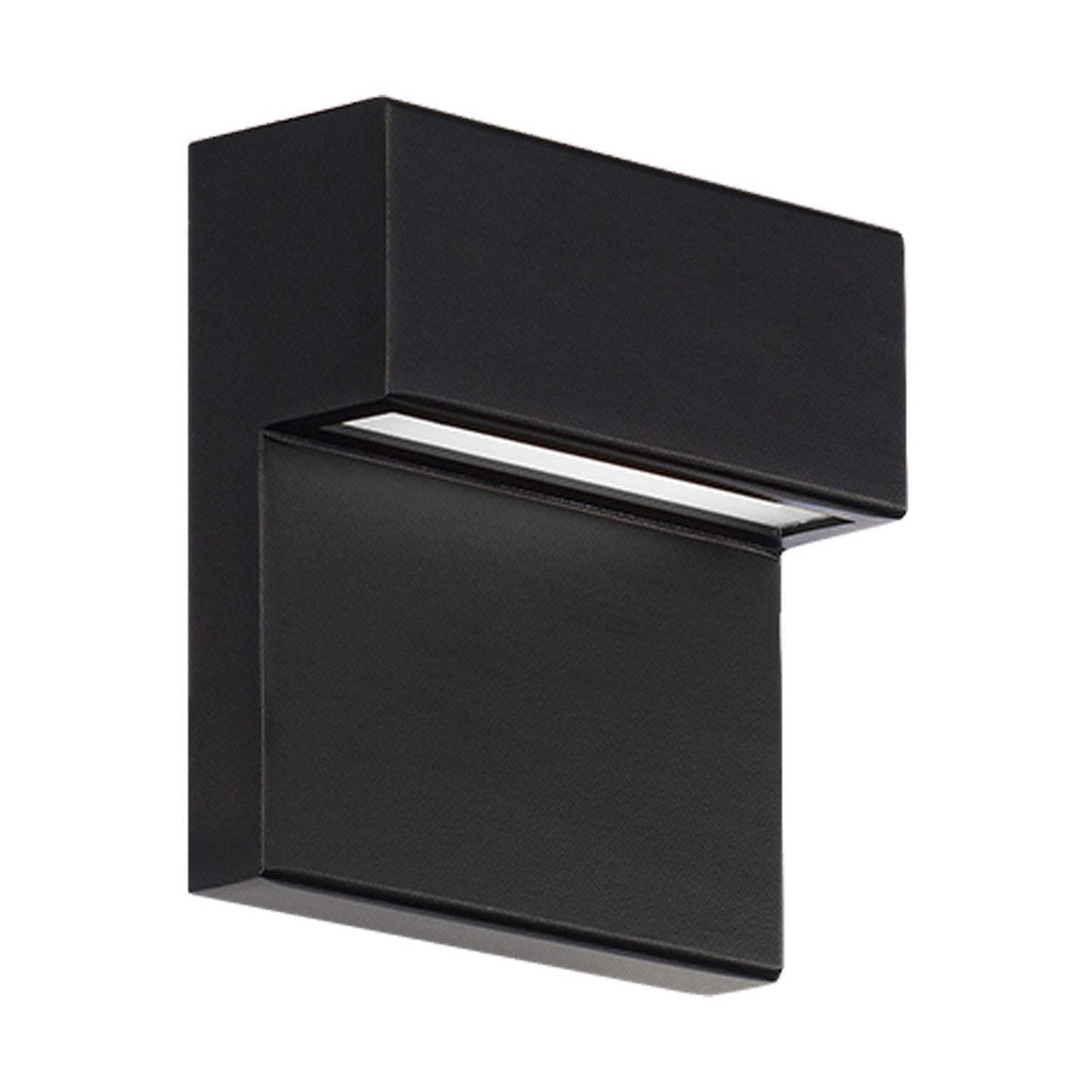 Balance Outdoor LED Wall Light in Black (3000K).