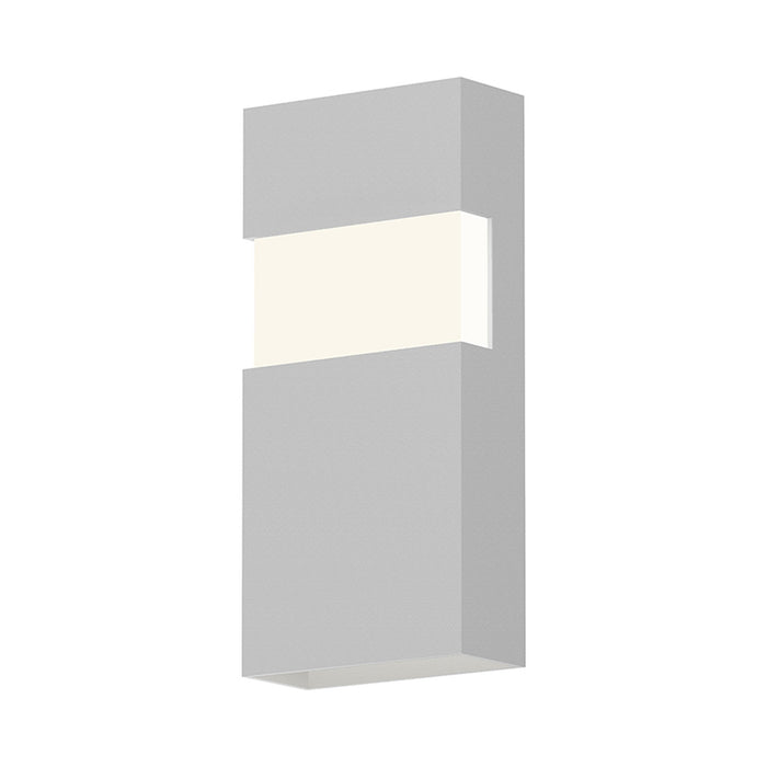 Band Outdoor LED Wall Light in Medium/Textured White.
