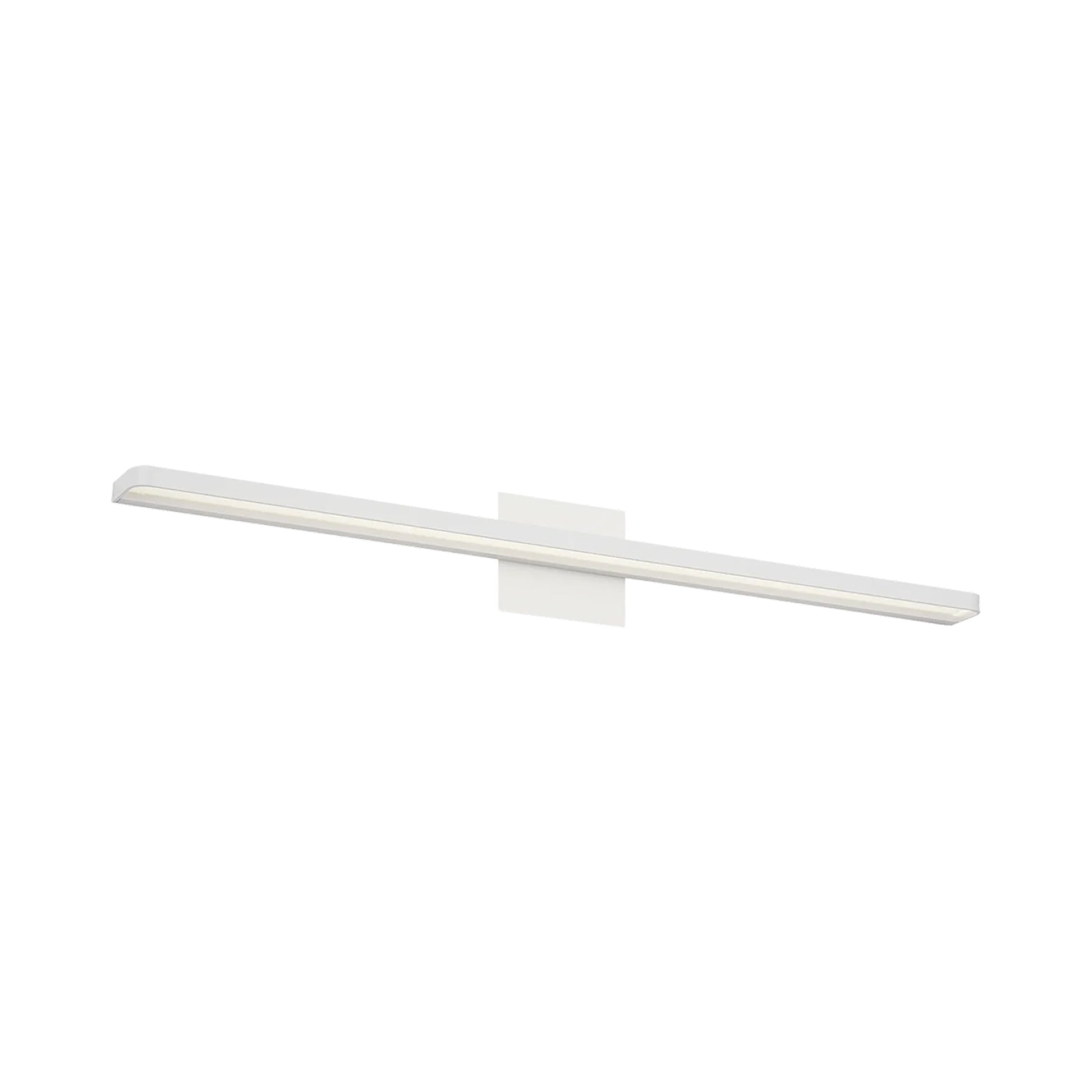 Banda LED Bath Wall Light in Matte White (Large).