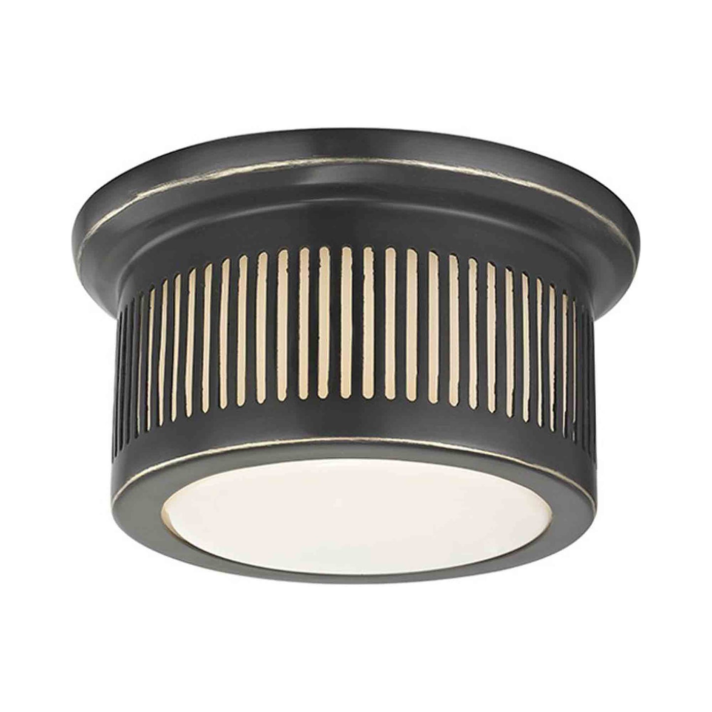 Bangor LED Flush Mount Ceiling Light in Old Bronze.