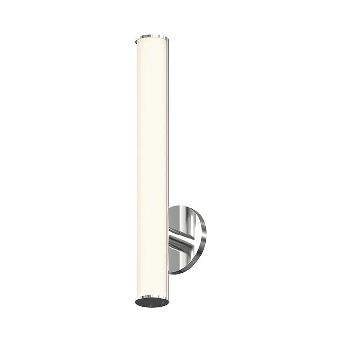 Bauhaus Columns™ LED Bath Wall Light in Small/Satin Chrome.