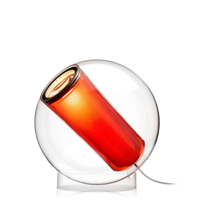 Bel Occhio Table Lamp in Clear/Orange.