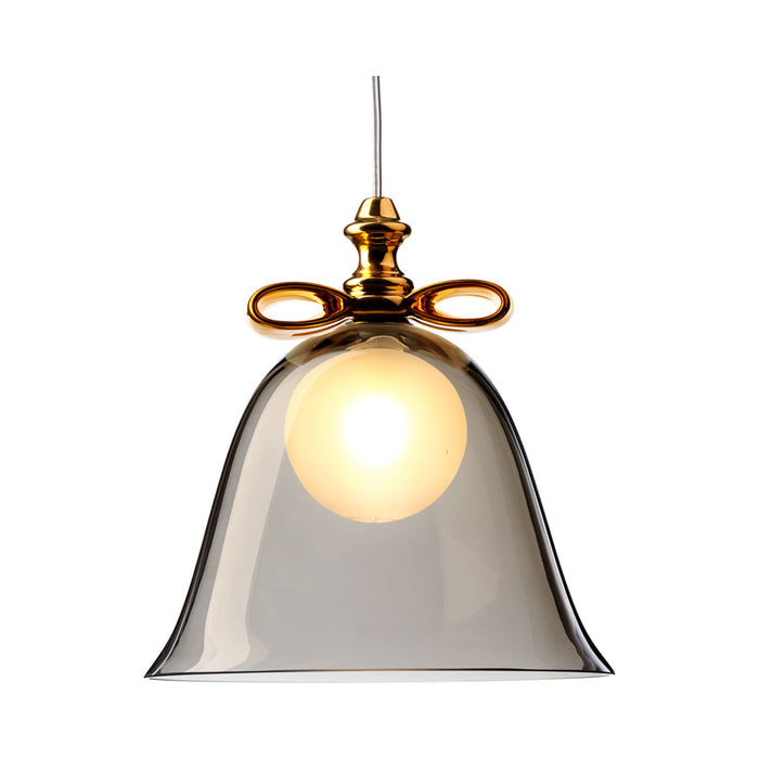 Bell Pendant Light in Gold/Smoke (Small/157.5-Inch).