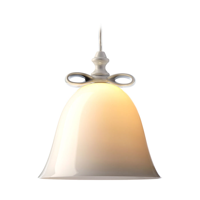 Bell Pendant Light in White/White (Small/157.5-Inch).