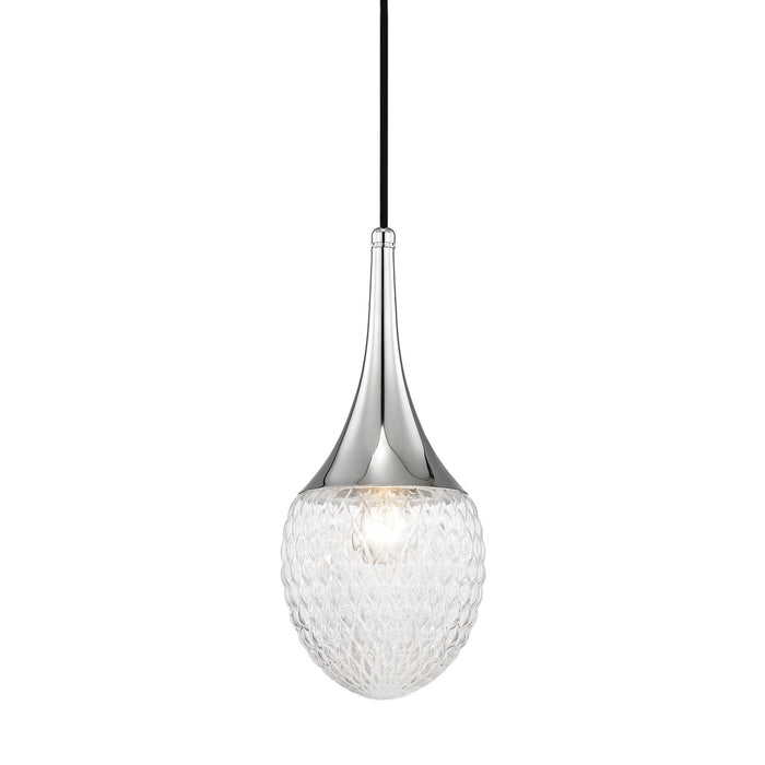 Bella Pendant Light in Polished Nickel (Small).