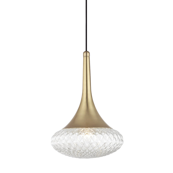 Bella Pendant Light in Aged Brass (Extra Large).