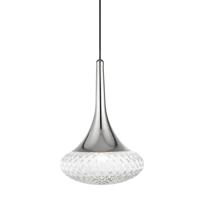 Bella Pendant Light in Polished Nickel (Extra Large).