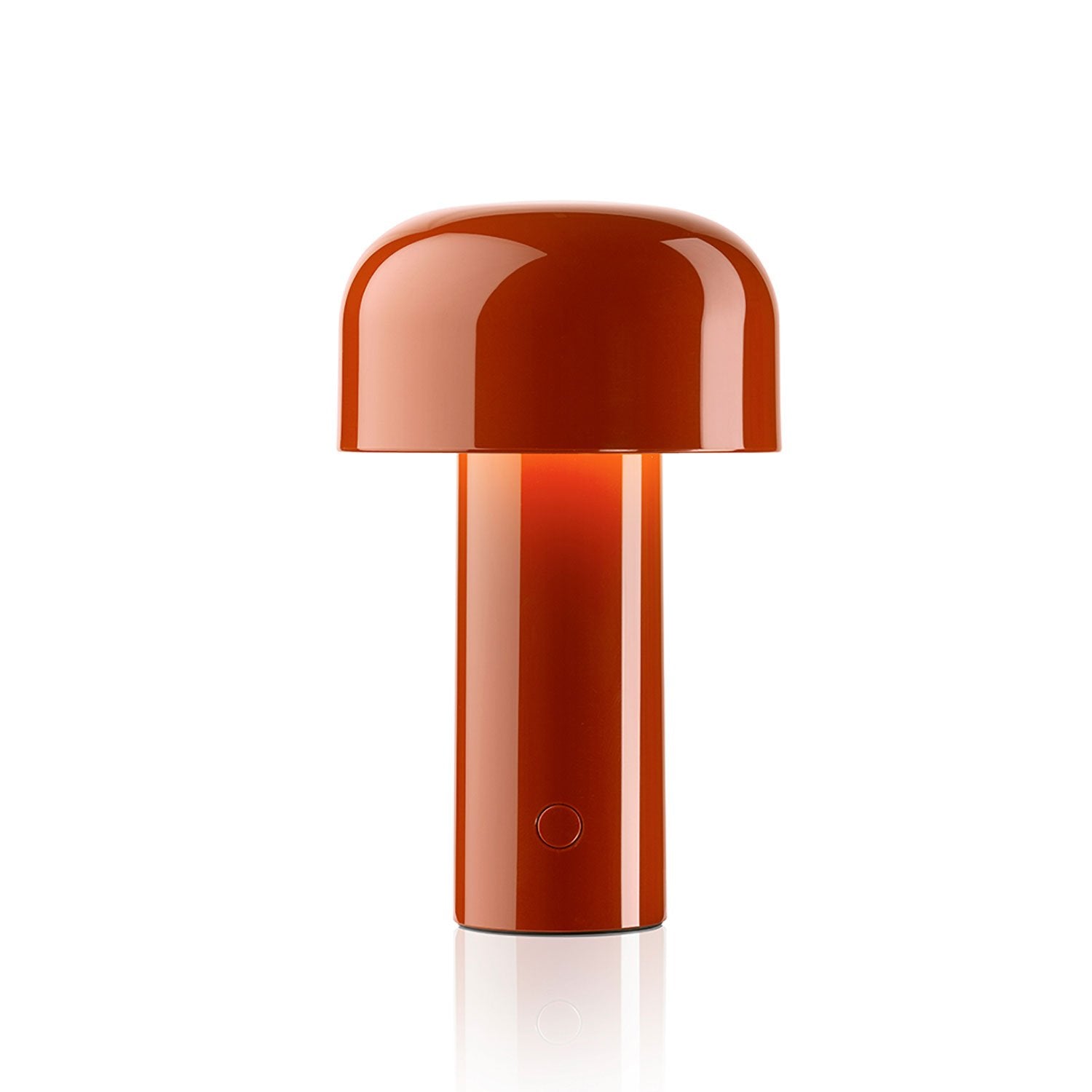 Bellhop LED Table Lamp in Burnt Orange.