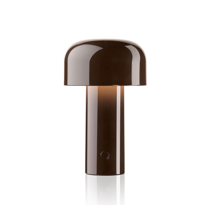 Bellhop LED Table Lamp in Dark Brown.