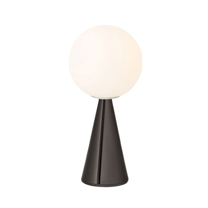 Bilia Mini Table Lamp in Glossy Black.