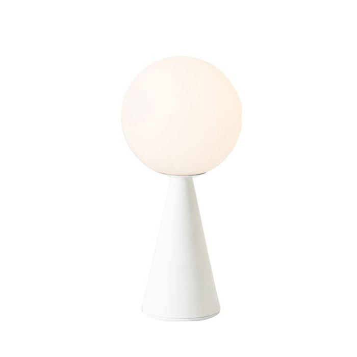 Bilia Mini Table Lamp in White.