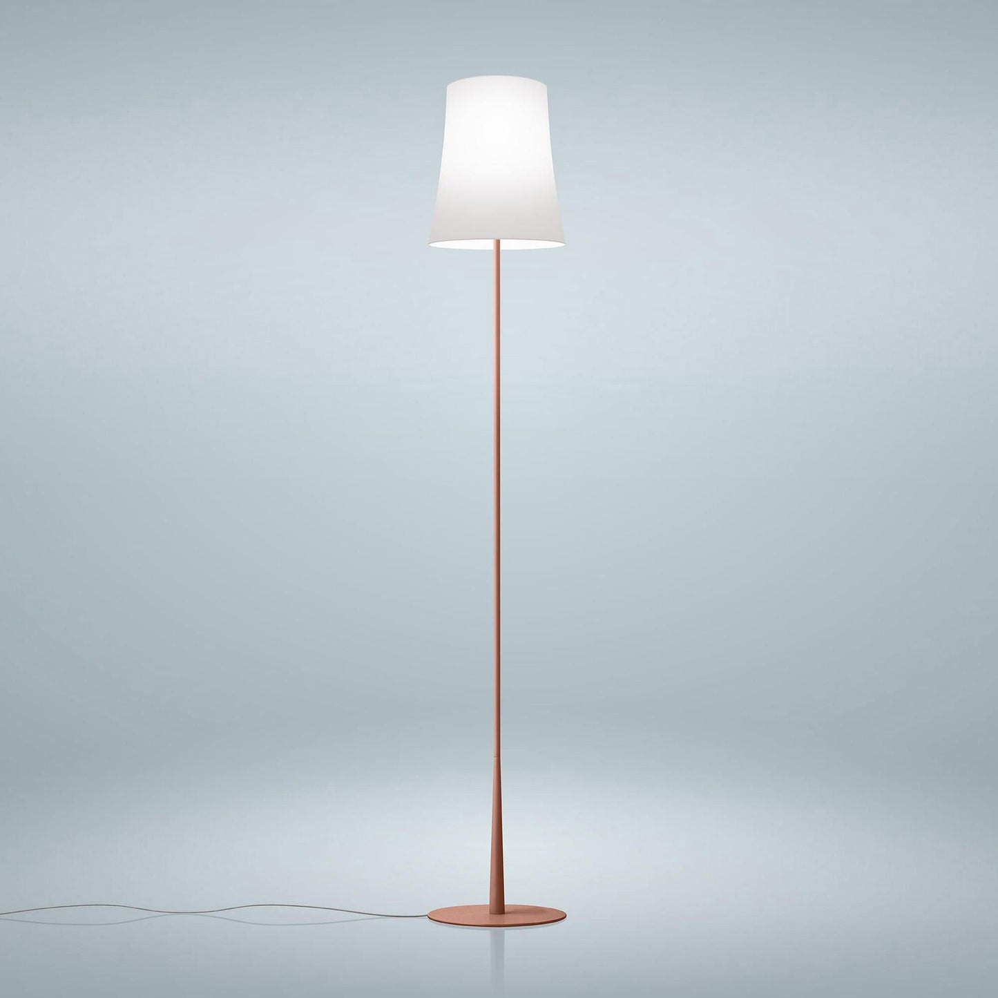 Birdie Easy LED Floor Lamp in Red.